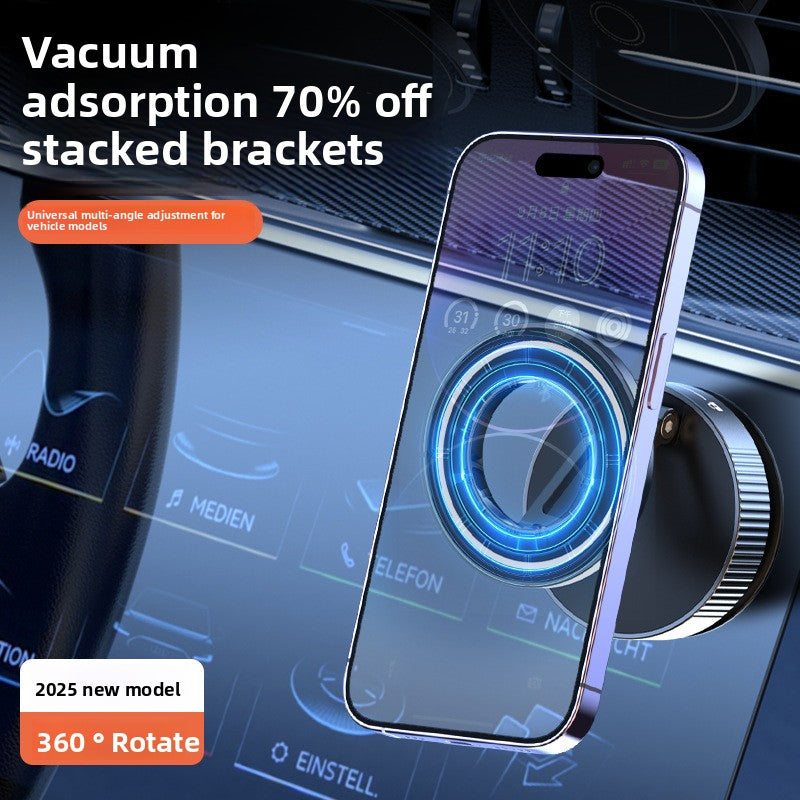 Vacuum suction mobile phone stand