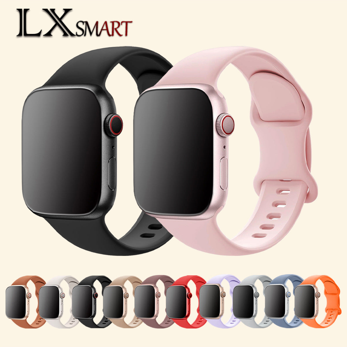 Silicone Watch Strap for Apple Watch