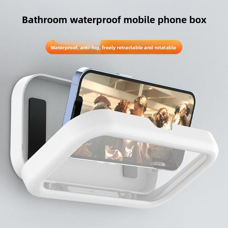 360-Degree Rotating Retractable Waterproof Phone Holder