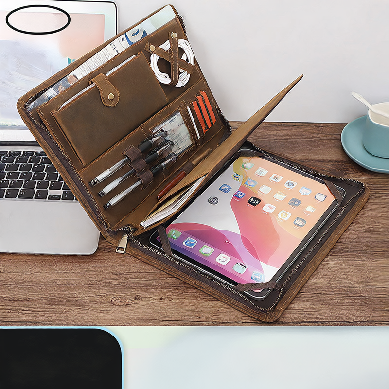 Leather iPad case