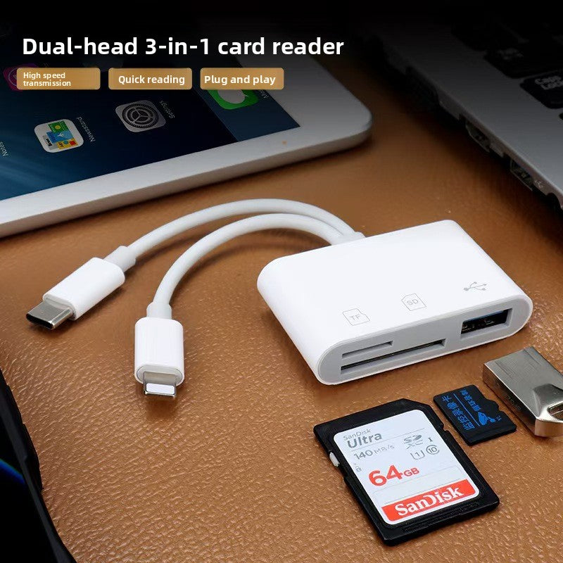 Mobile phone card reader