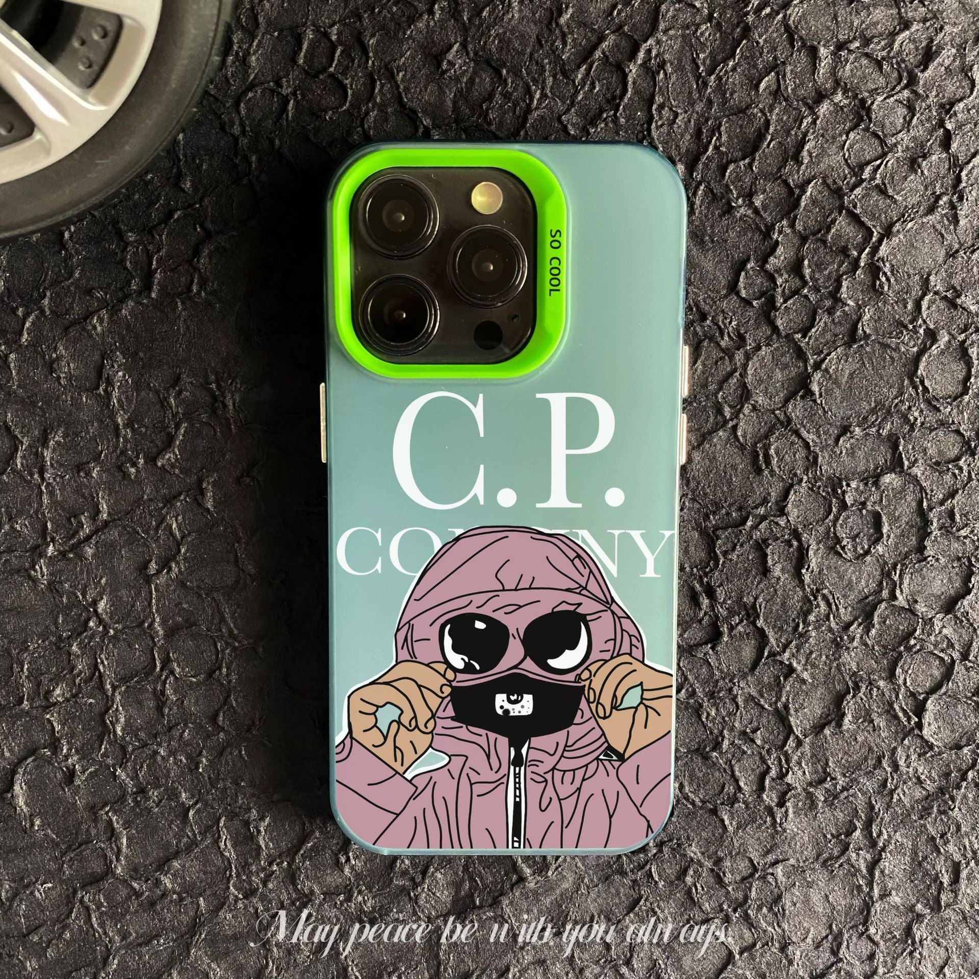 Laser phone case