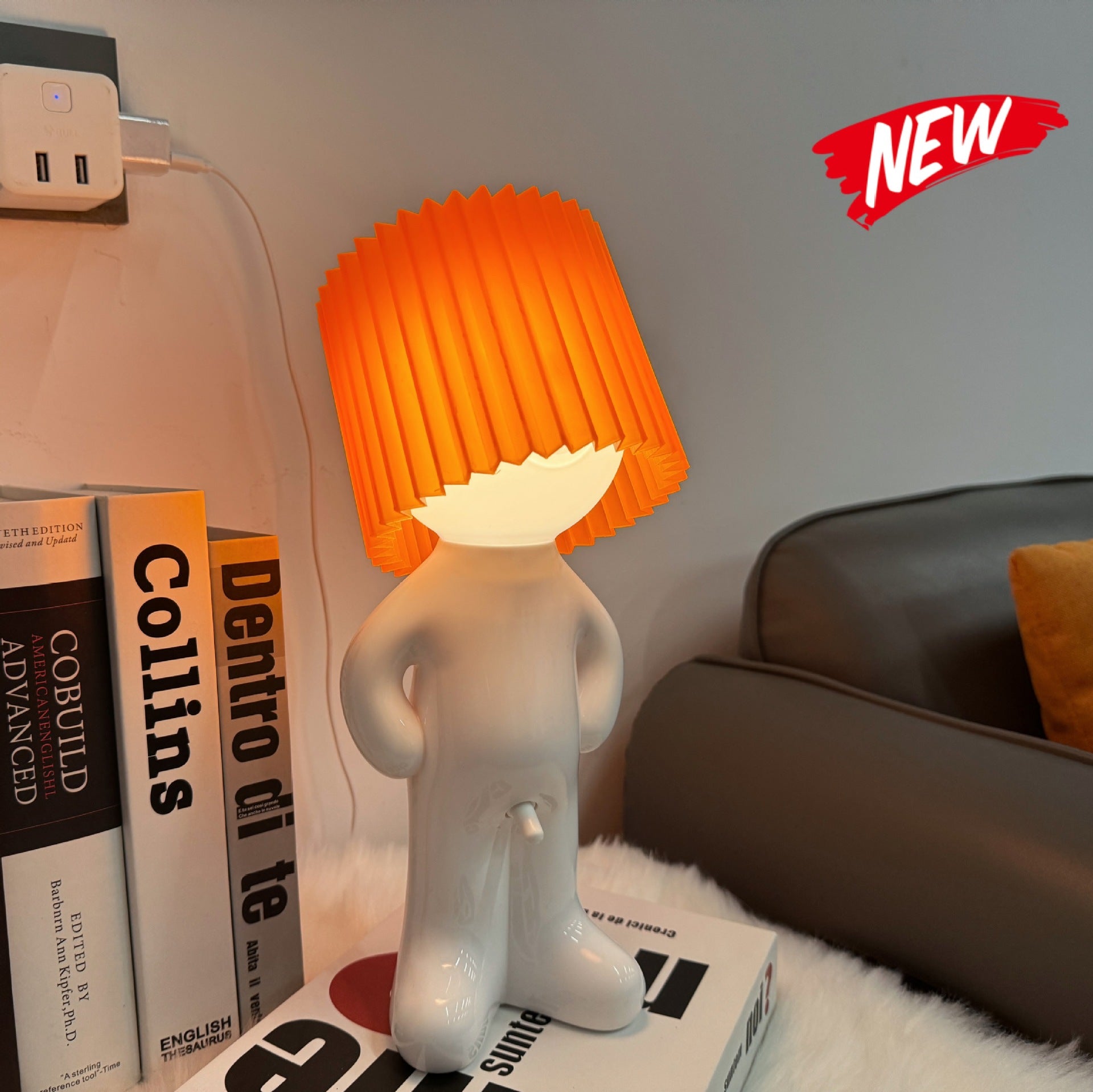 A generation of feelings desk lamp creative MR P a little shy desk lamp shy boy naughty nightlight