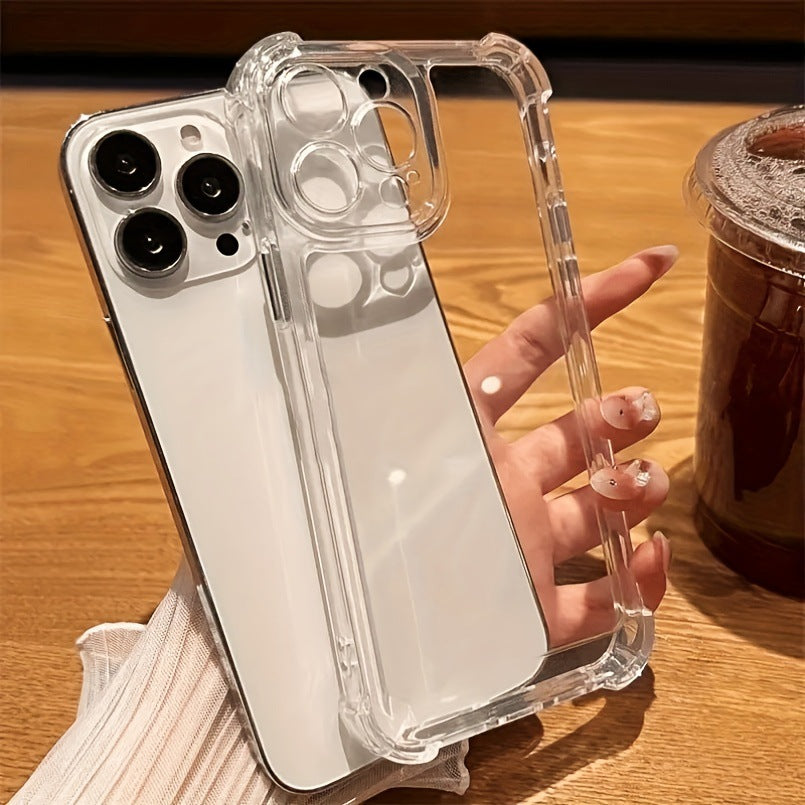 Transparent Shockproof Airbag Phone Case for iPhone Series
