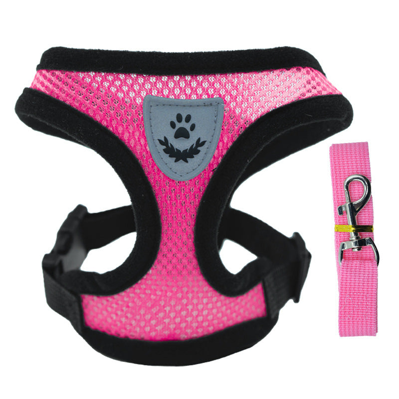Dog leash collar clothing