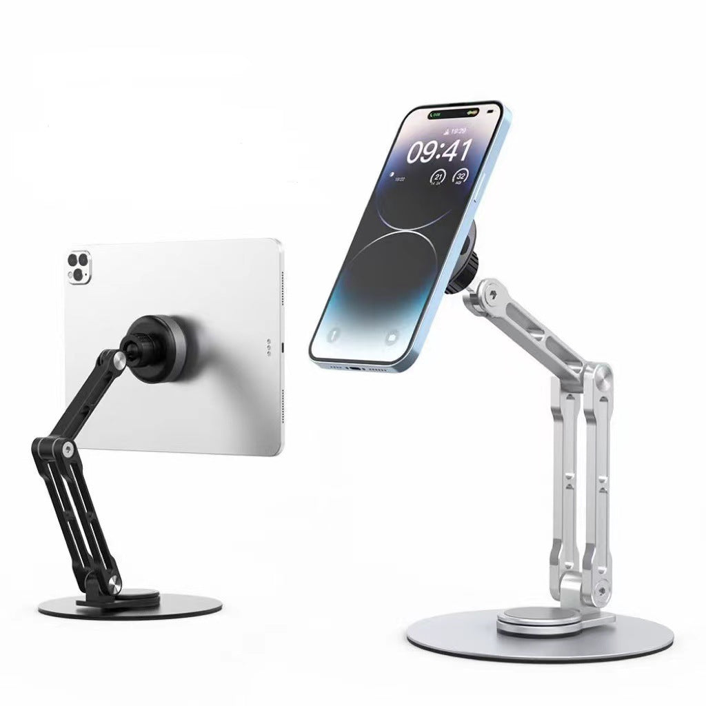 Rotary Magnetic Phone Stand with Adjustable Aluminum Alloy Bracket