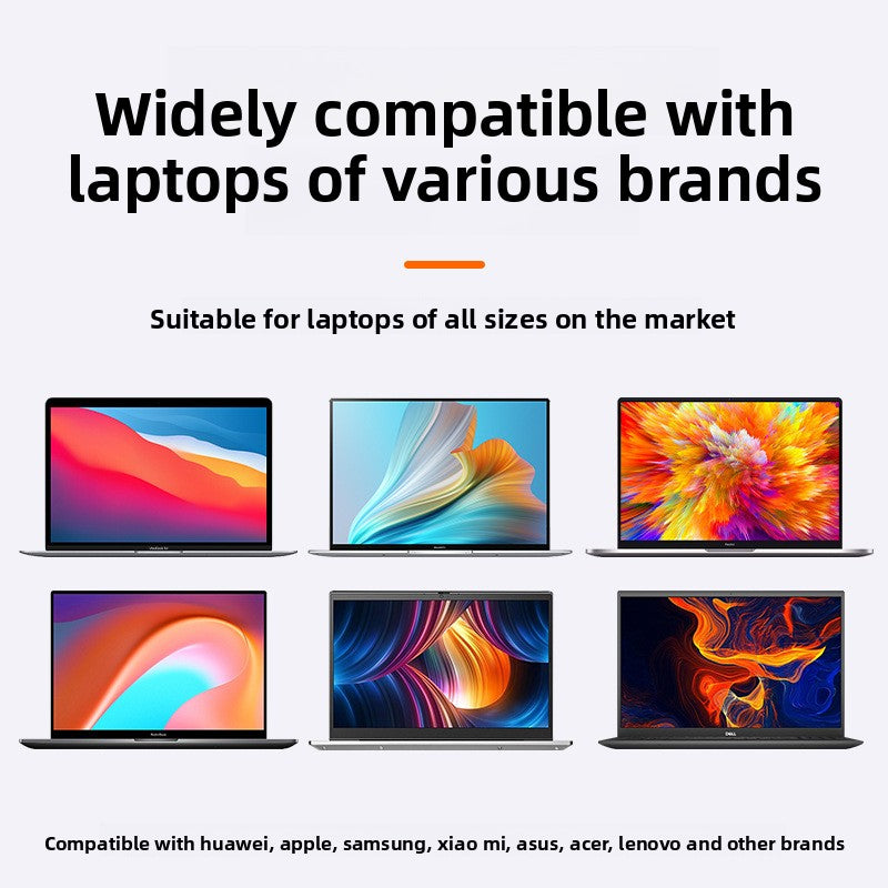 Adjustable Foldable Plastic Laptop Stand