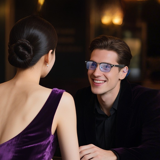 Smart glasses for Bluetooth music listening and phone calls