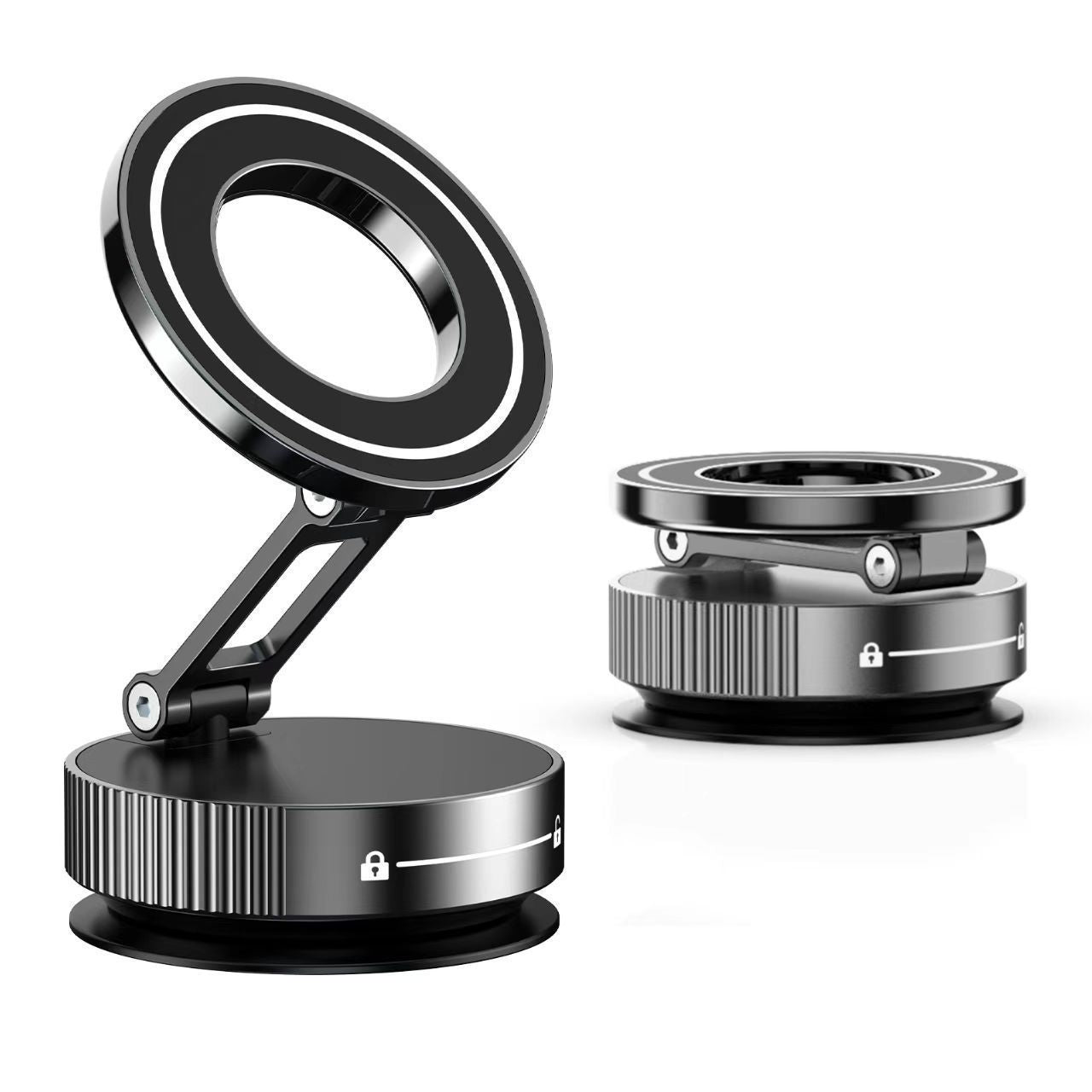 Vacuum suction mobile phone stand