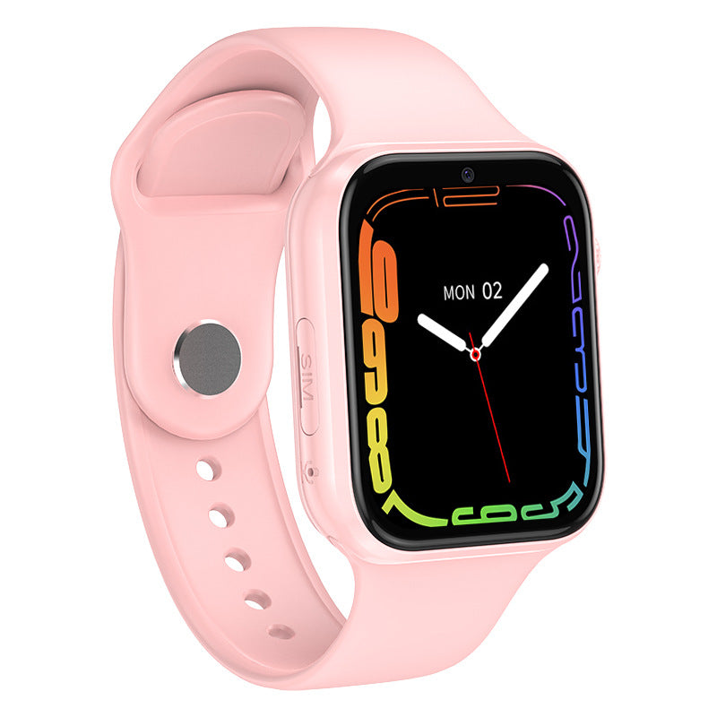 The card-inserting children's mobile phone watch supports multi-language positioning video calls and student smart watches