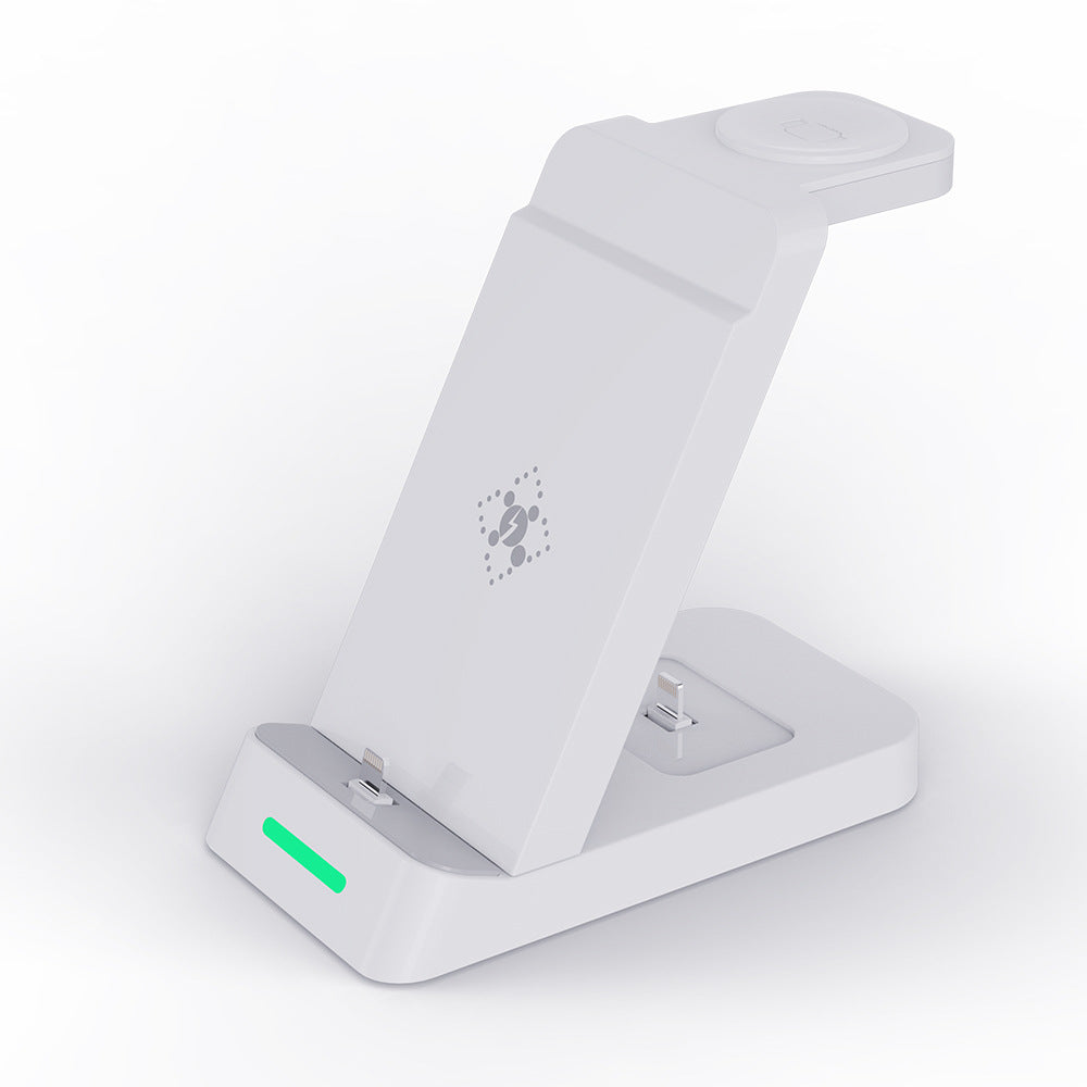 Three-in-One Fast Wireless Charger for iPhone and Samsung