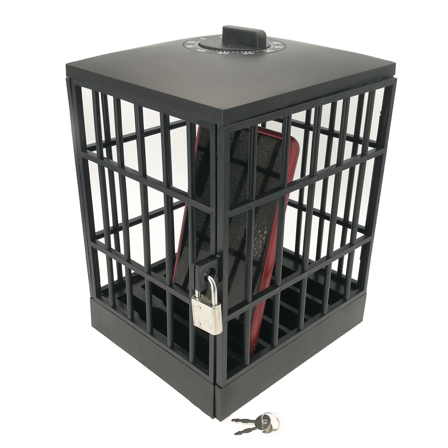 Mobile phone prison storage box holder