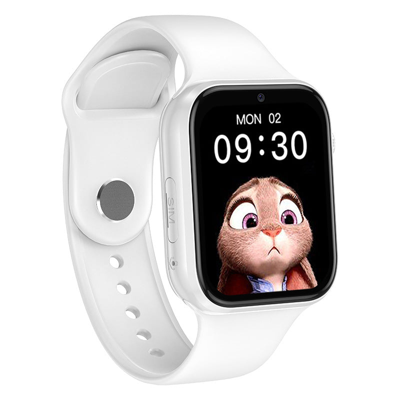 The card-inserting children's mobile phone watch supports multi-language positioning video calls and student smart watches