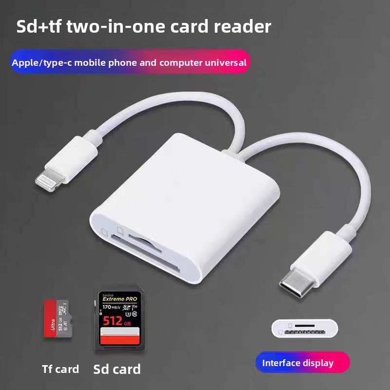 Mobile phone card reader