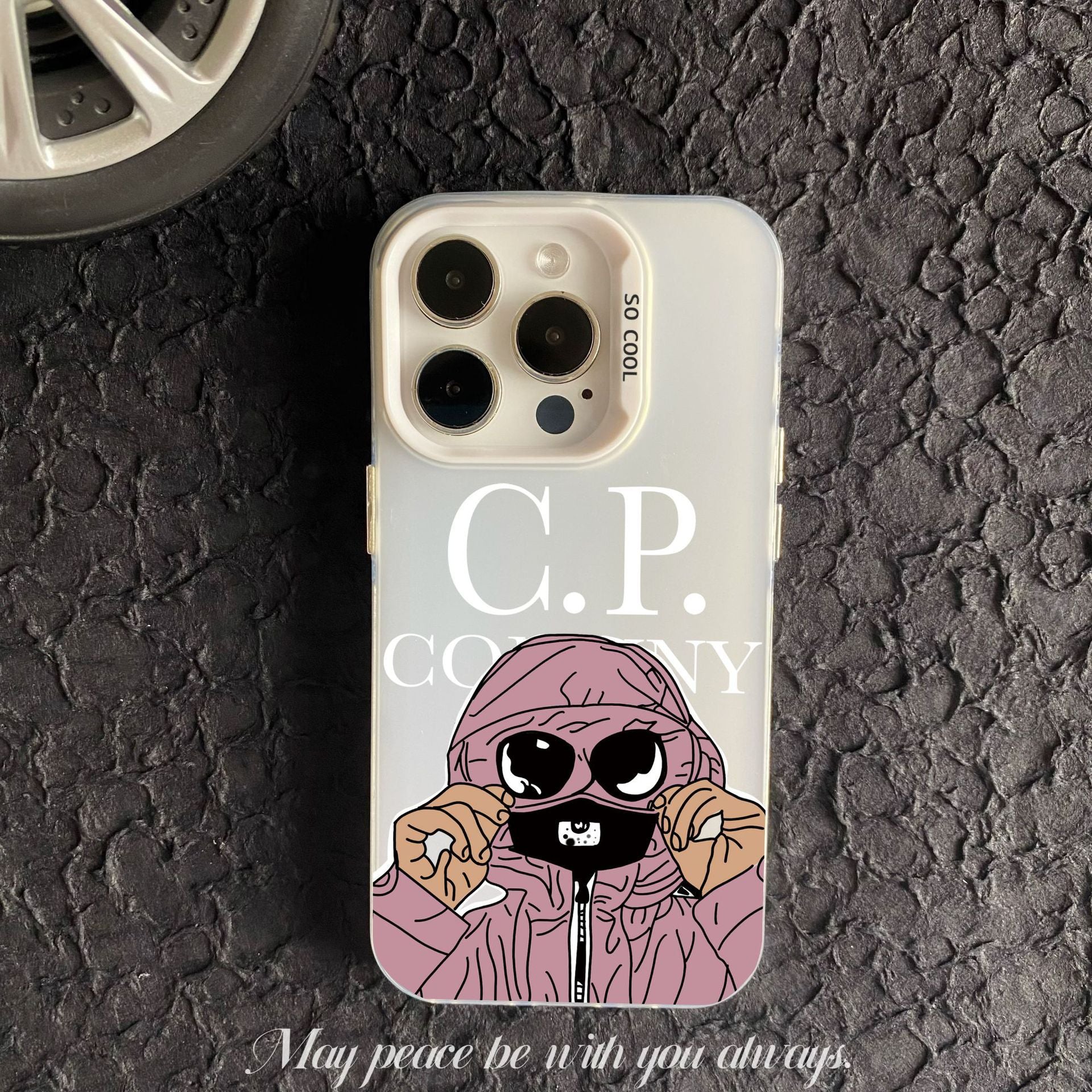 Laser phone case