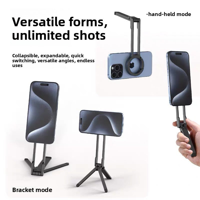 Live-streaming three-legged mobile phone stand