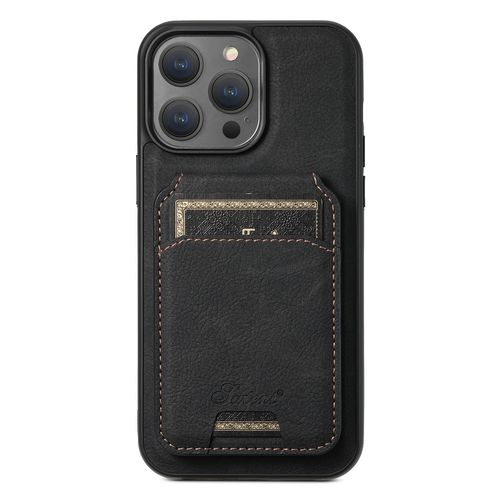 Mobile phone case with magnetic card slot and card holder in one unit