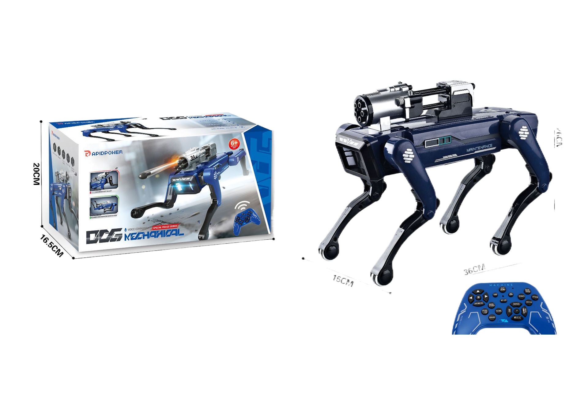 Electric children's intelligent mechanical dog toys