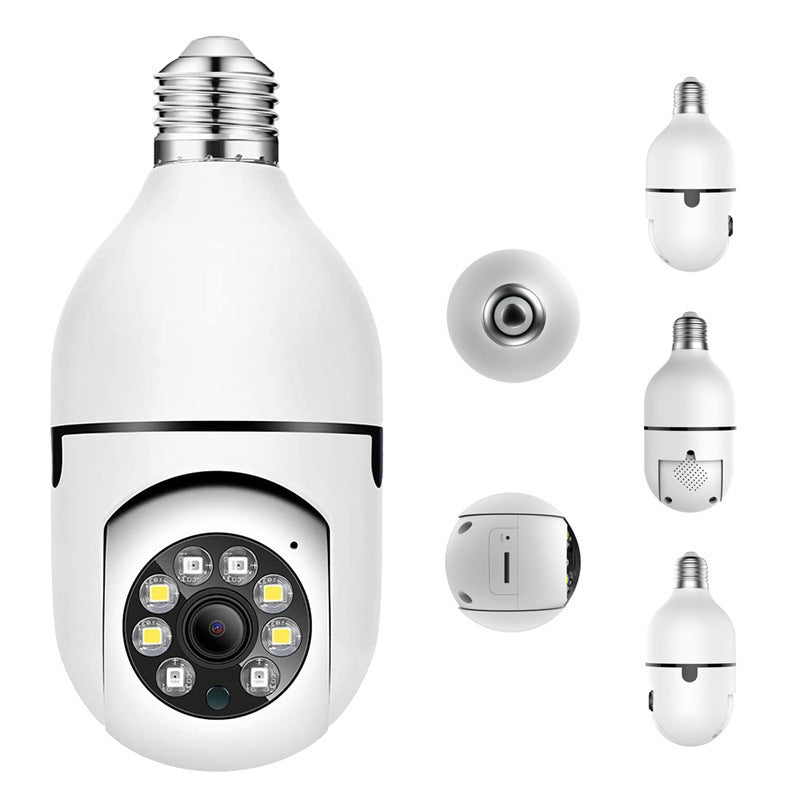 Wireless Bulb Security Camera 360� Panoramic