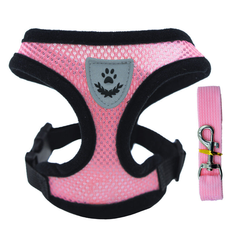 Dog leash collar clothing