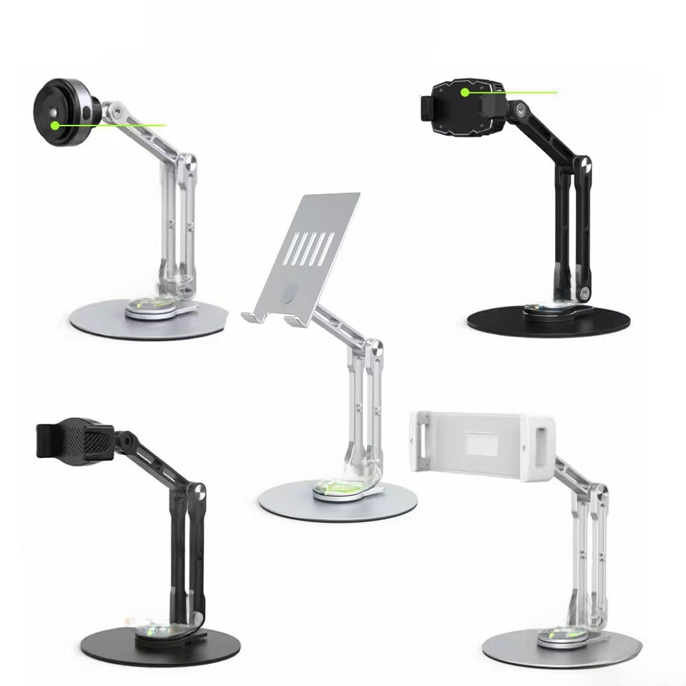Rotary Magnetic Phone Stand with Adjustable Aluminum Alloy Bracket