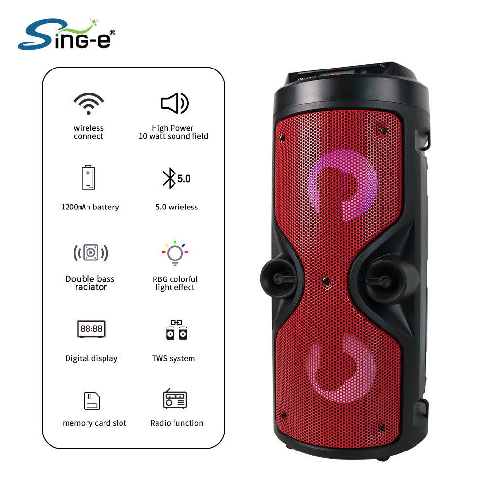 Outdoor Portable Strap Bluetooth Speaker