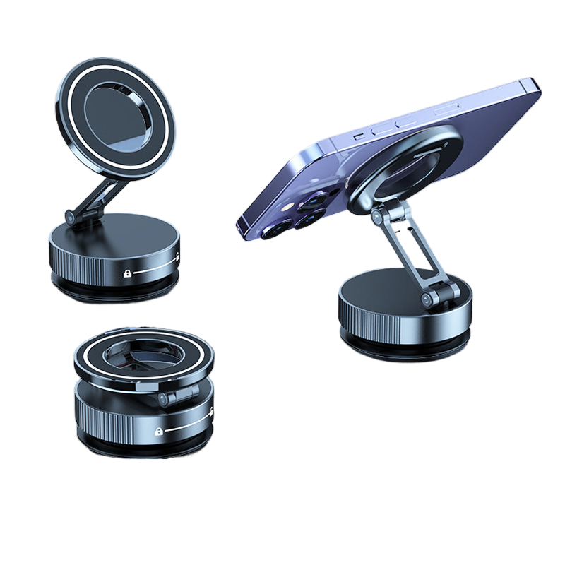 Vacuum suction mobile phone stand