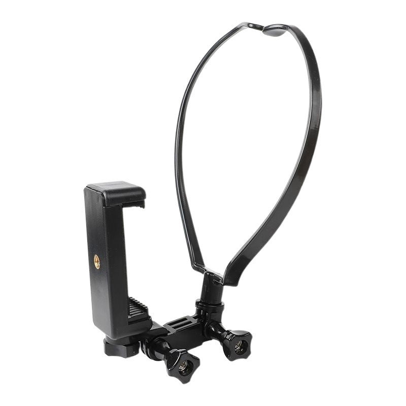 Mobile phone collar-style neck hanger