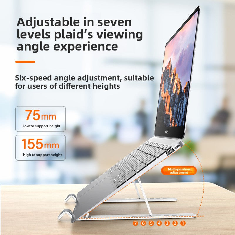 Adjustable Foldable Plastic Laptop Stand