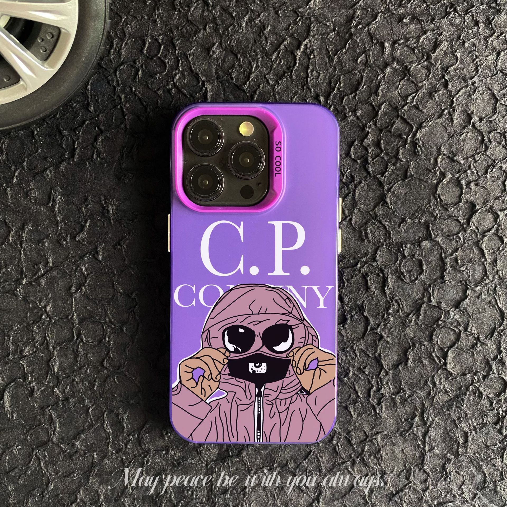Laser phone case