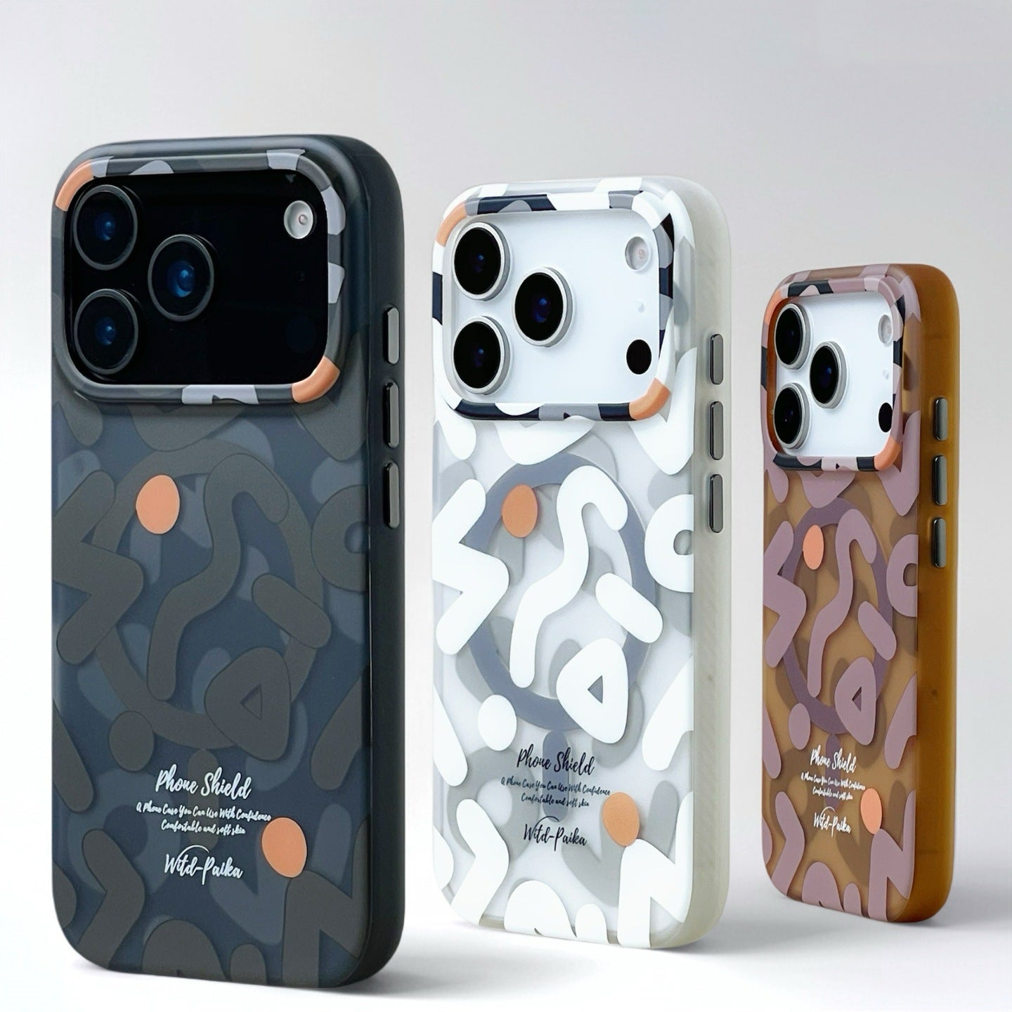 Stained-glass textured phone case
