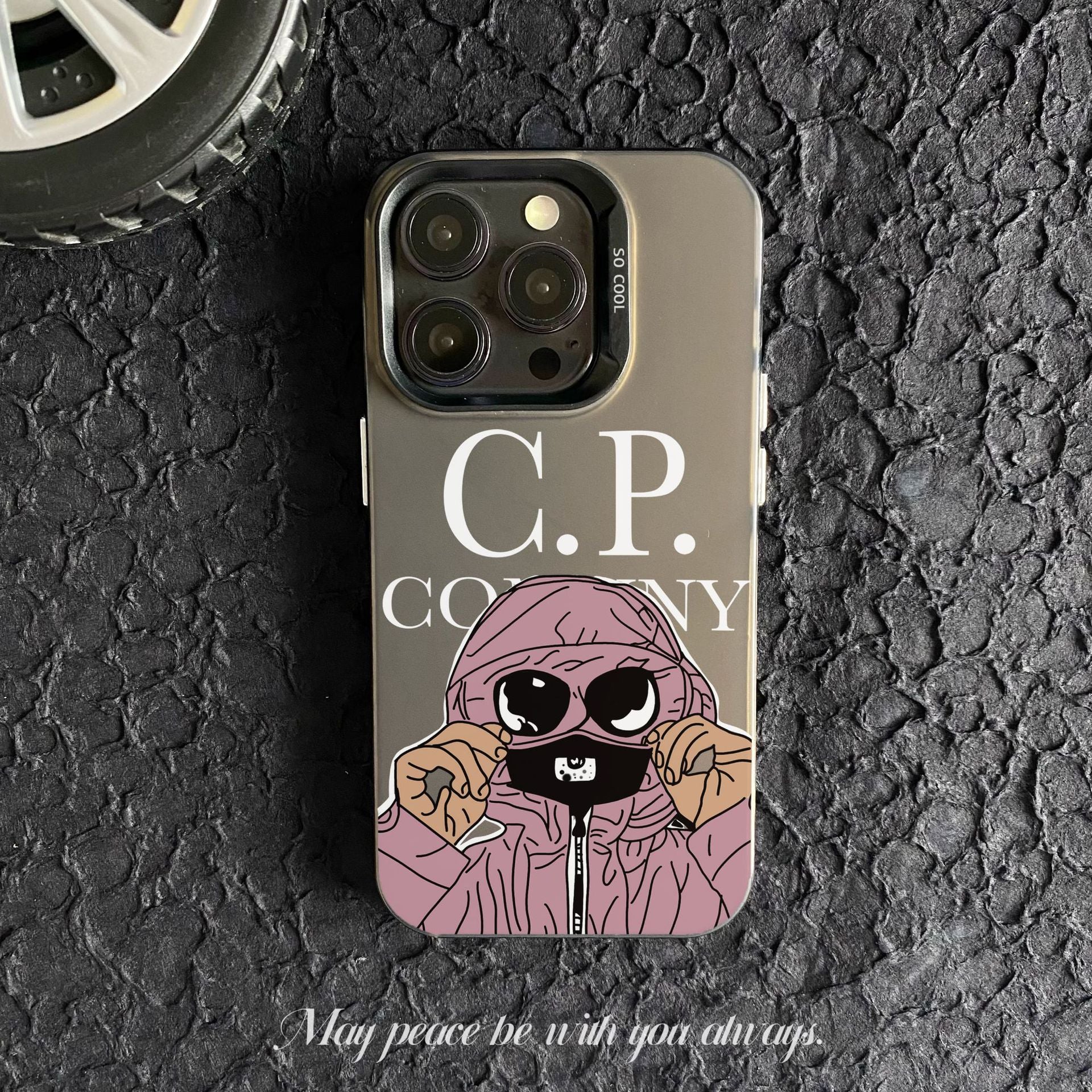 Laser phone case