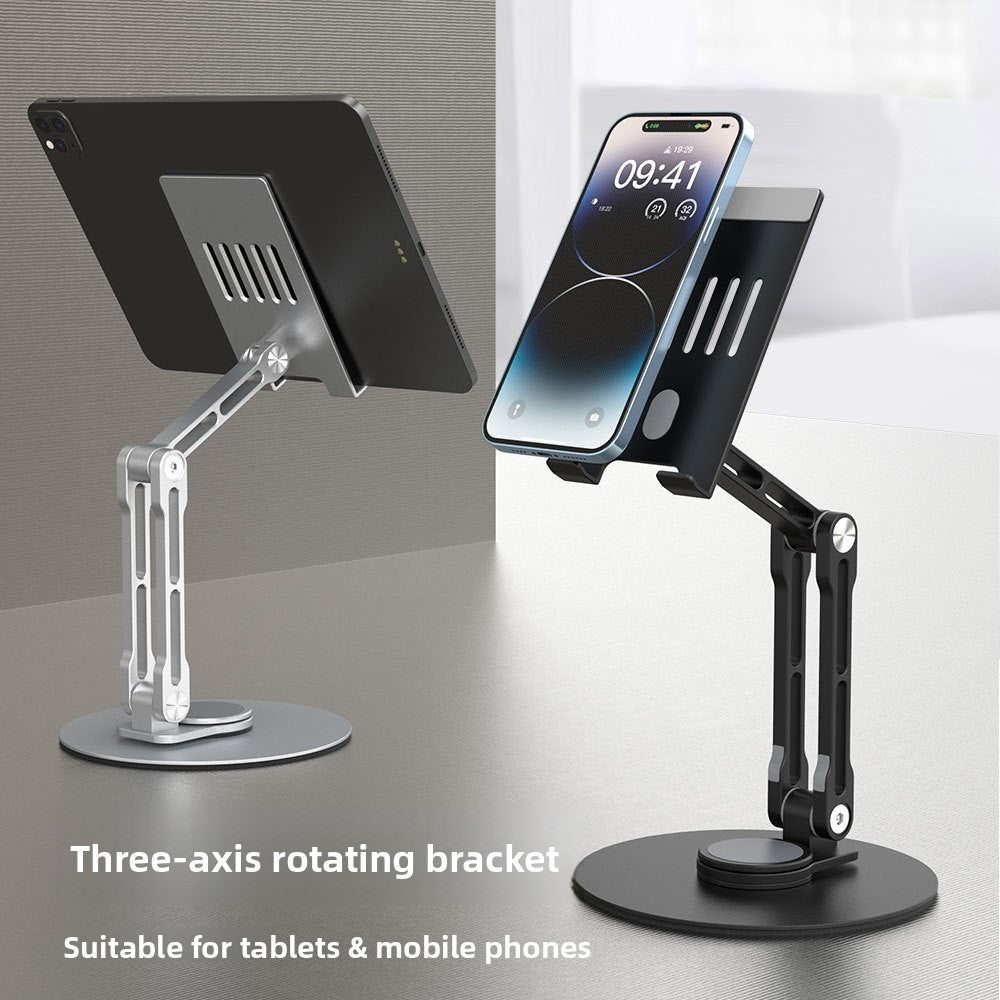 Rotary Magnetic Phone Stand with Adjustable Aluminum Alloy Bracket